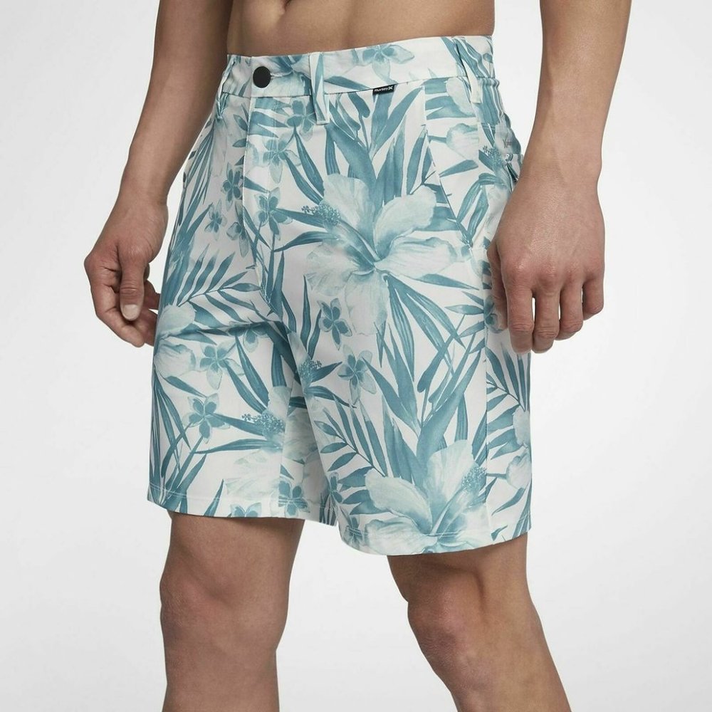 Hurley Men's Phantom Flex Garden 18" Hybrid Board & Walk Shorts - Sail